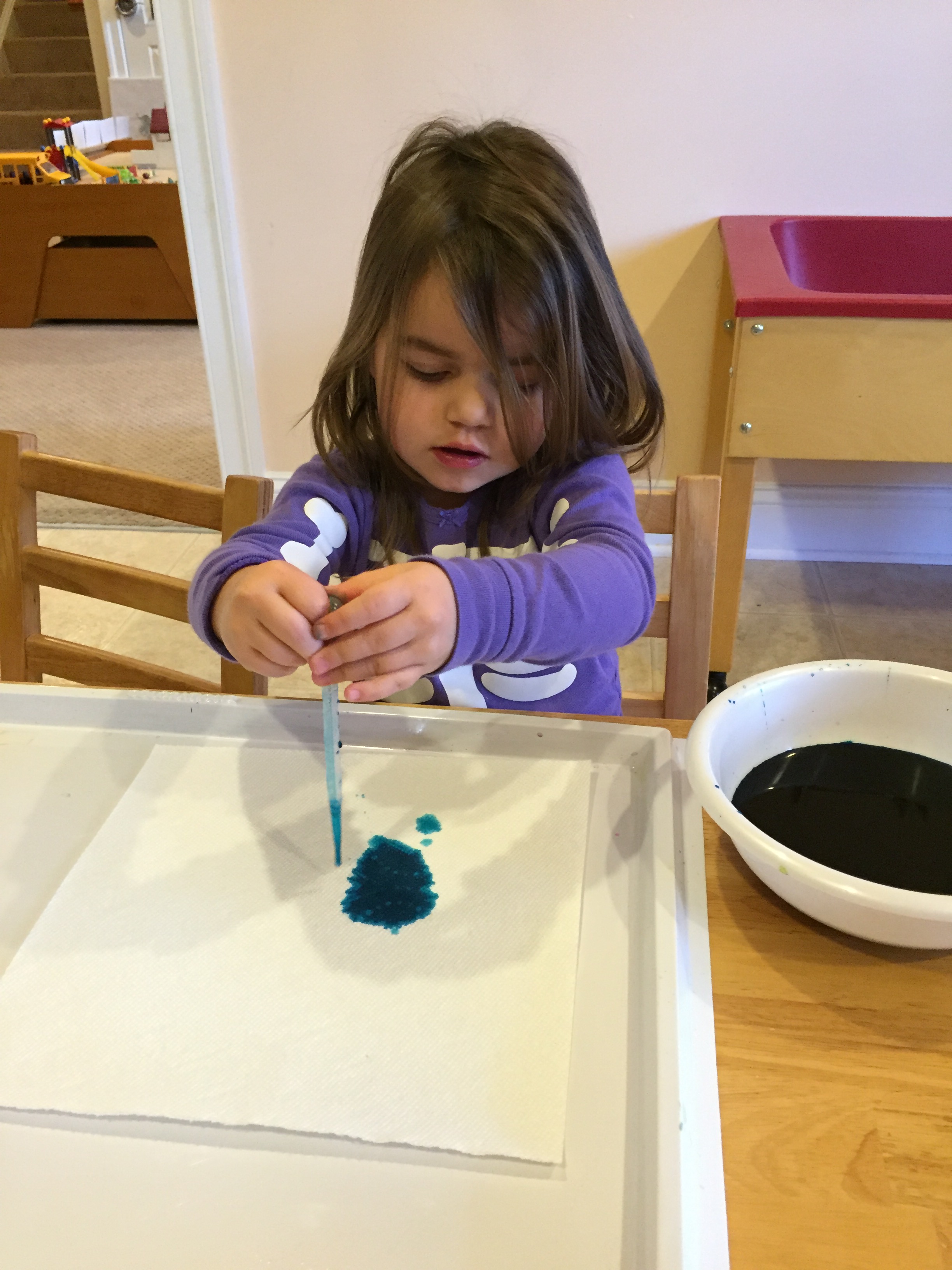Pipette Painting for kids - Art Play Heart